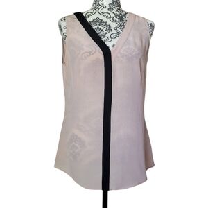 Iris Setlakwe pale pink sleeveless silk blouse size 4